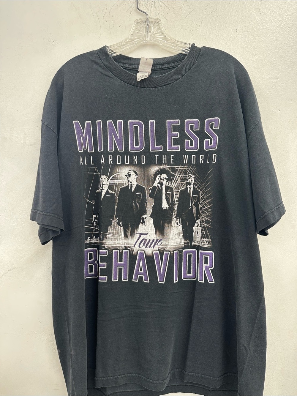 Mindless Behavior Tour all around the world music concert tee size XL Y2K